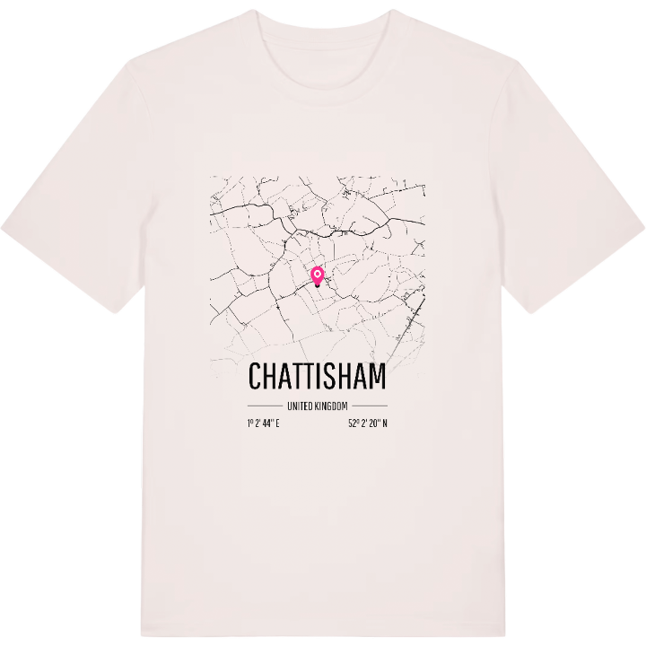 Chattisham kort T-shirt – t-shirt fra PinShirt
