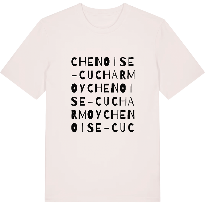 Chenoise-Cucharmoy ordleg T-shirt – t-shirt fra PinShirt