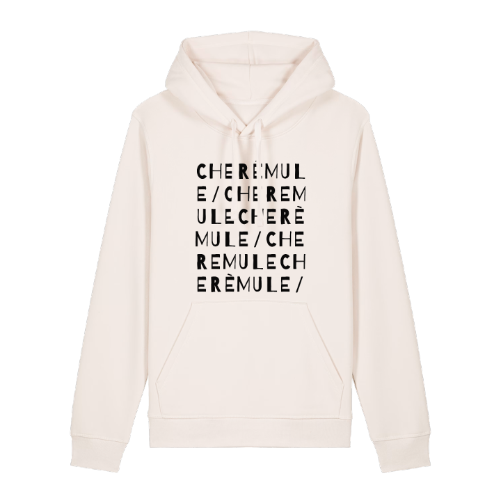 Cherèmule/Cheremule ordleg hættetrøje – hættetrøje fra PinShirt