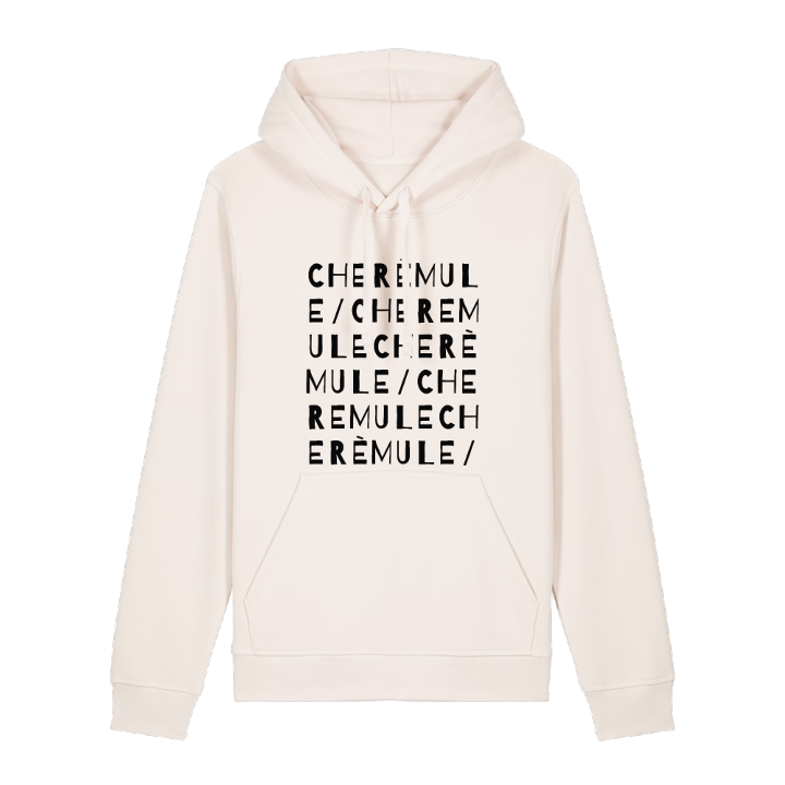 Cherèmule/Cheremule ordleg hættetrøje – hættetrøje fra PinShirt