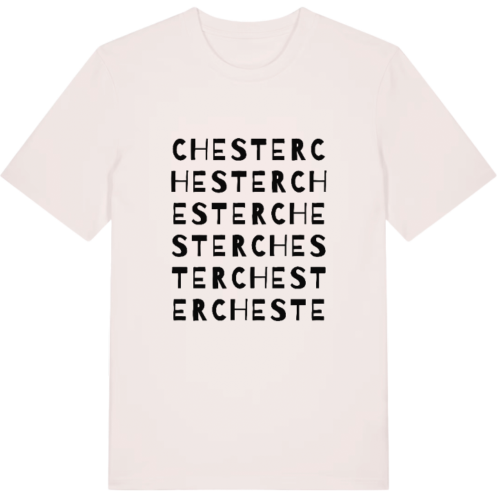 Chester ordleg T-shirt – t-shirt fra PinShirt
