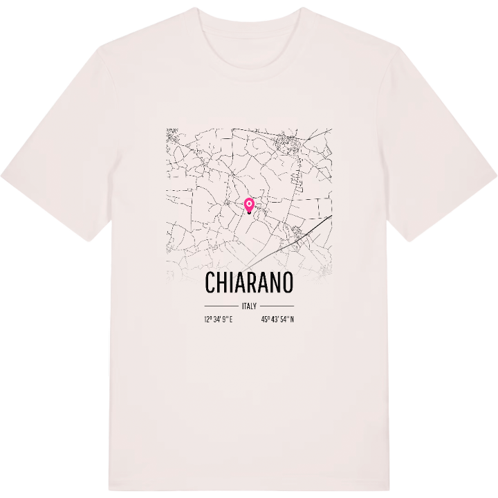Chiarano kort T-shirt – t-shirt fra PinShirt