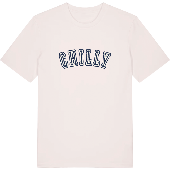 Chilly college T-shirt – t-shirt fra PinShirt