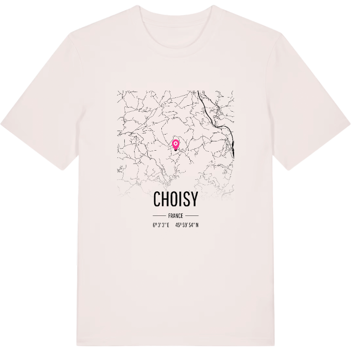Choisy kort T-shirt – t-shirt fra PinShirt