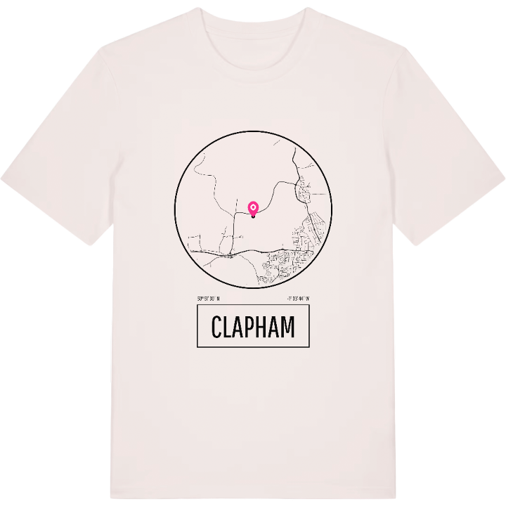 Clapham T-shirt – t-shirt fra PinShirt