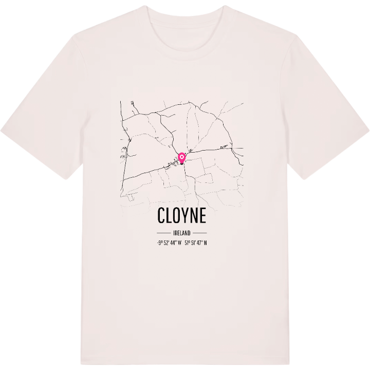 Cloyne kort T-shirt – t-shirt fra PinShirt
