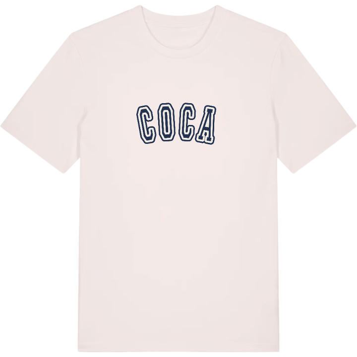 Coca college T-shirt – t-shirt fra PinShirt