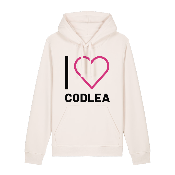 Jeg elsker Codlea hættetrøje stort tryk – hættetrøje fra PinShirt