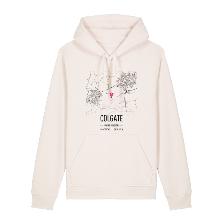 Colgate kort hættetrøje – hættetrøje fra PinShirt