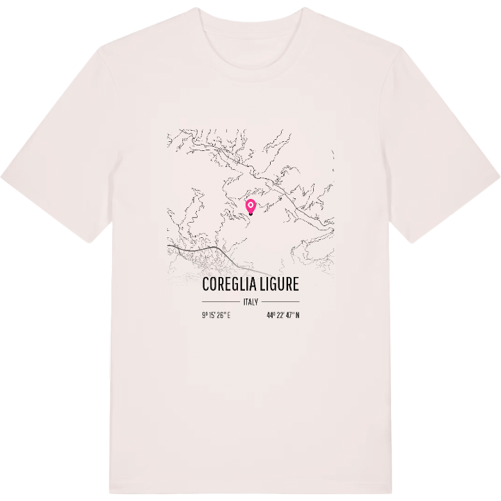 Coreglia Ligure kort T-shirt – t-shirt fra PinShirt