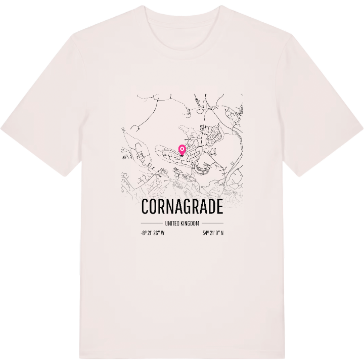 Cornagrade kort T-shirt – t-shirt fra PinShirt
