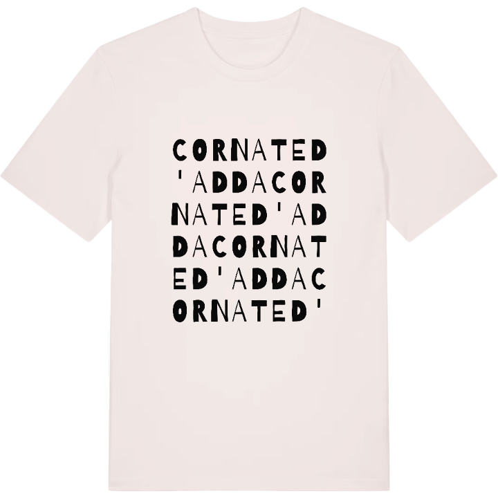 Cornate d'Adda ordleg T-shirt – t-shirt fra PinShirt