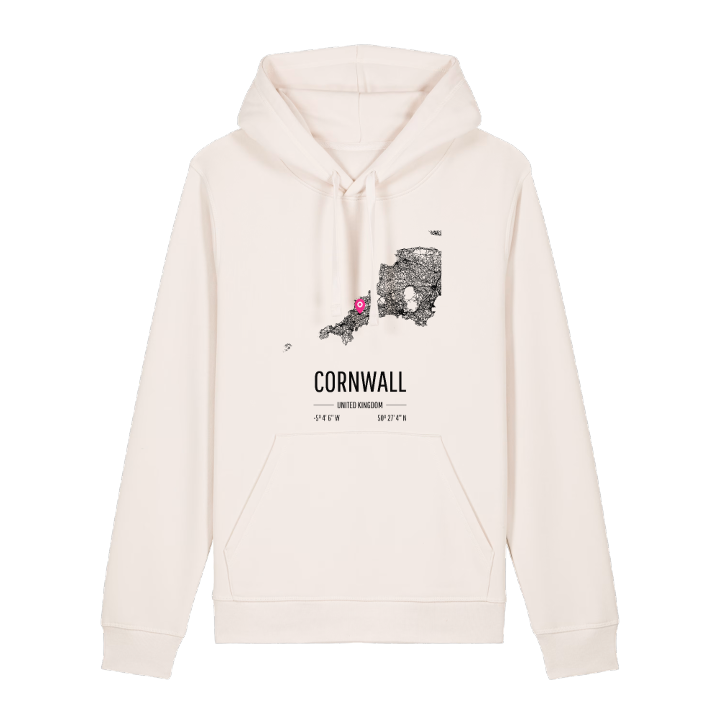 Cornwall kort hættetrøje – hættetrøje fra PinShirt