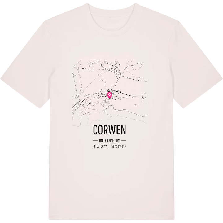 Corwen kort T-shirt – t-shirt fra PinShirt