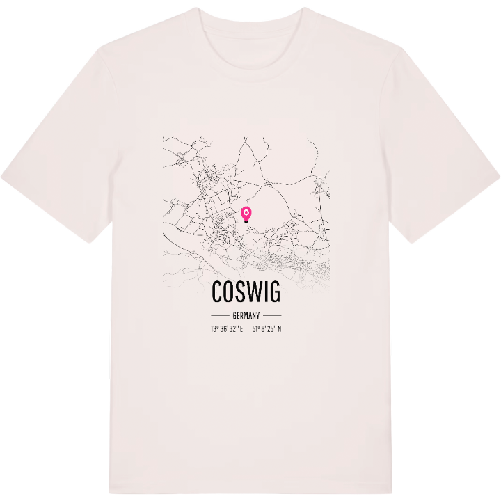 Coswig kort T-shirt – t-shirt fra PinShirt