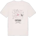Cottered kort T-shirt