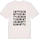Cottered ordleg T-shirt