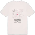 Coutures kort T-shirt