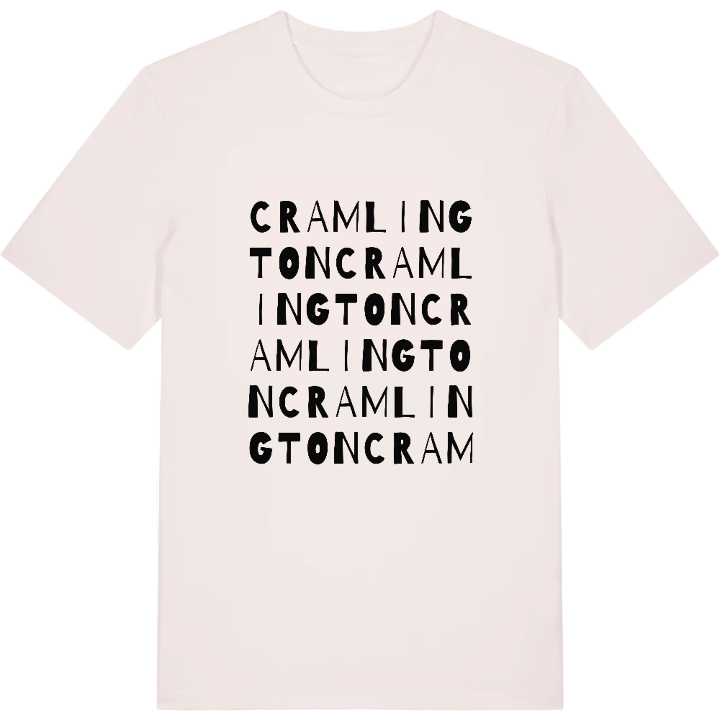 Cramlington ordleg T-shirt – t-shirt fra PinShirt