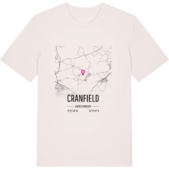 Cranfield kort T-shirt – t-shirt fra PinShirt