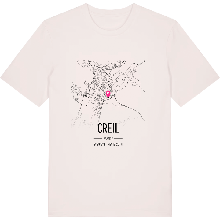 Creil kort T-shirt – t-shirt fra PinShirt