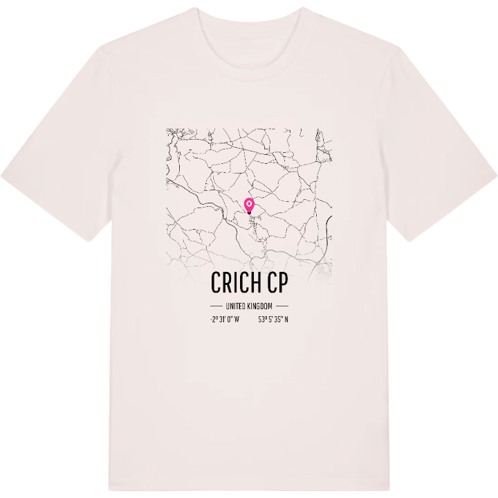 Crich CP kort T-shirt – t-shirt fra PinShirt
