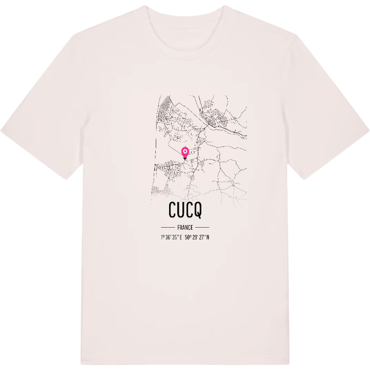 Cucq kort T-shirt – t-shirt fra PinShirt