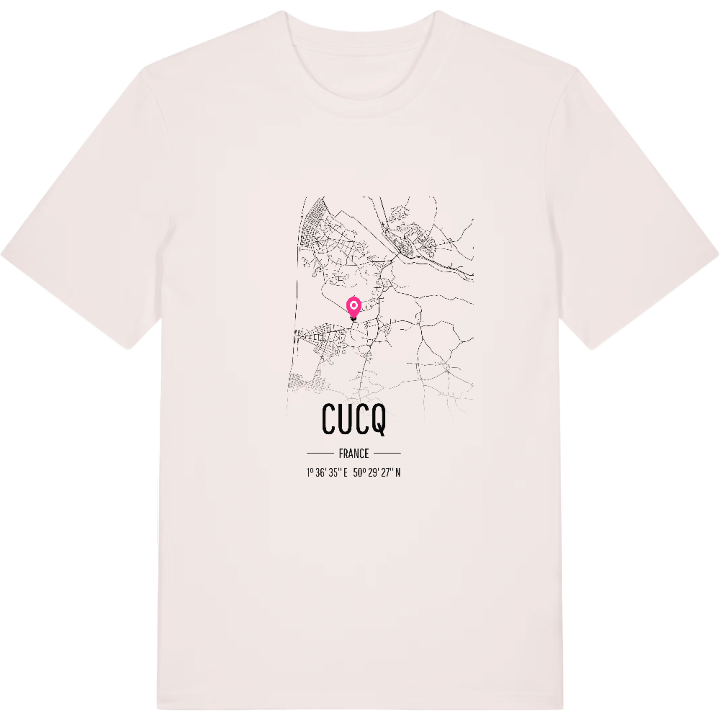 Cucq kort T-shirt – t-shirt fra PinShirt