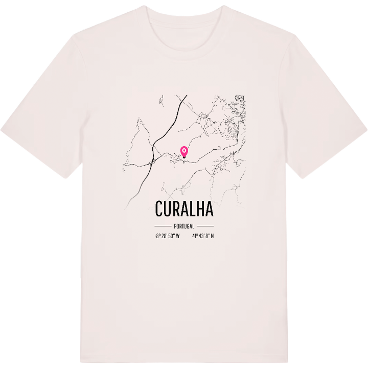 Curalha kort T-shirt – t-shirt fra PinShirt