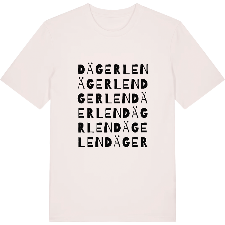 Dägerlen ordleg T-shirt – t-shirt fra PinShirt