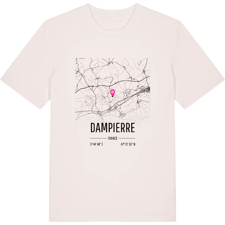 Dampierre kort T-shirt – t-shirt fra PinShirt