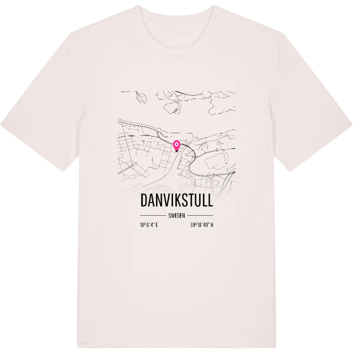 Danvikstull kort T-shirt – t-shirt fra PinShirt