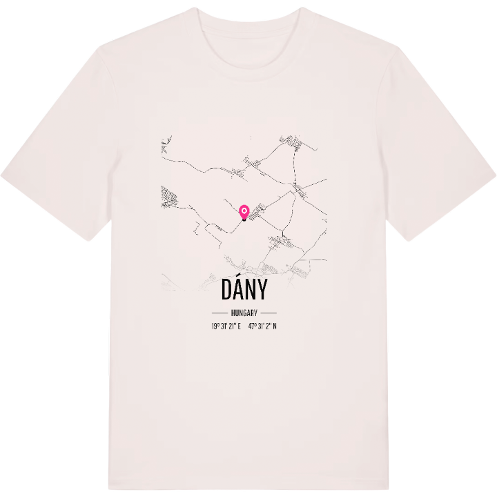 Dány kort T-shirt – t-shirt fra PinShirt