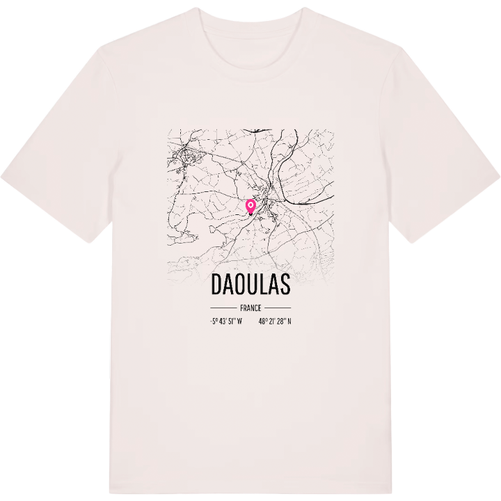 Daoulas kort T-shirt – t-shirt fra PinShirt