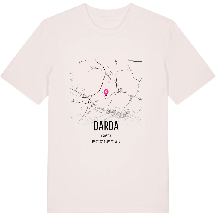 Darda kort T-shirt – t-shirt fra PinShirt
