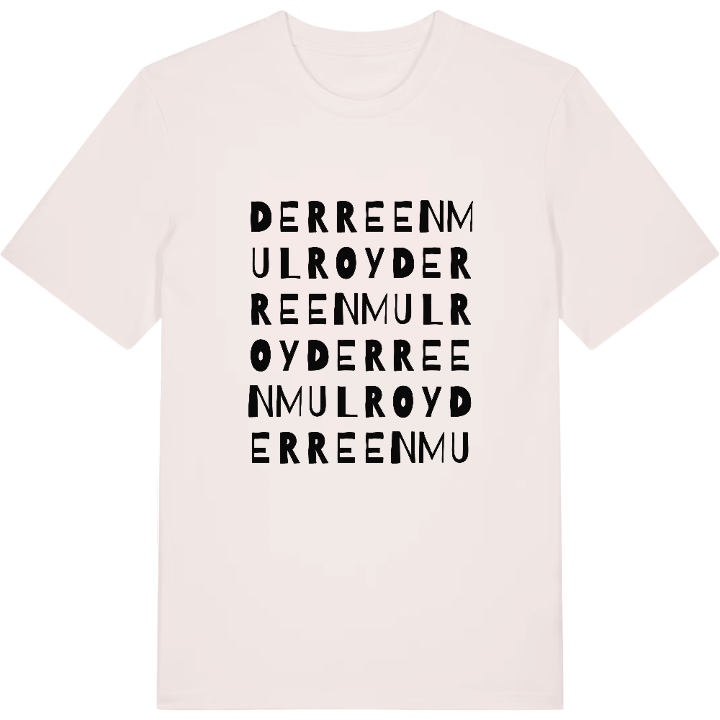 Derreenmulroy ordleg T-shirt – t-shirt fra PinShirt