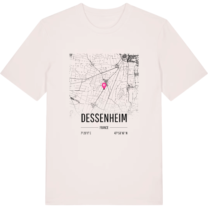 Dessenheim kort T-shirt – t-shirt fra PinShirt
