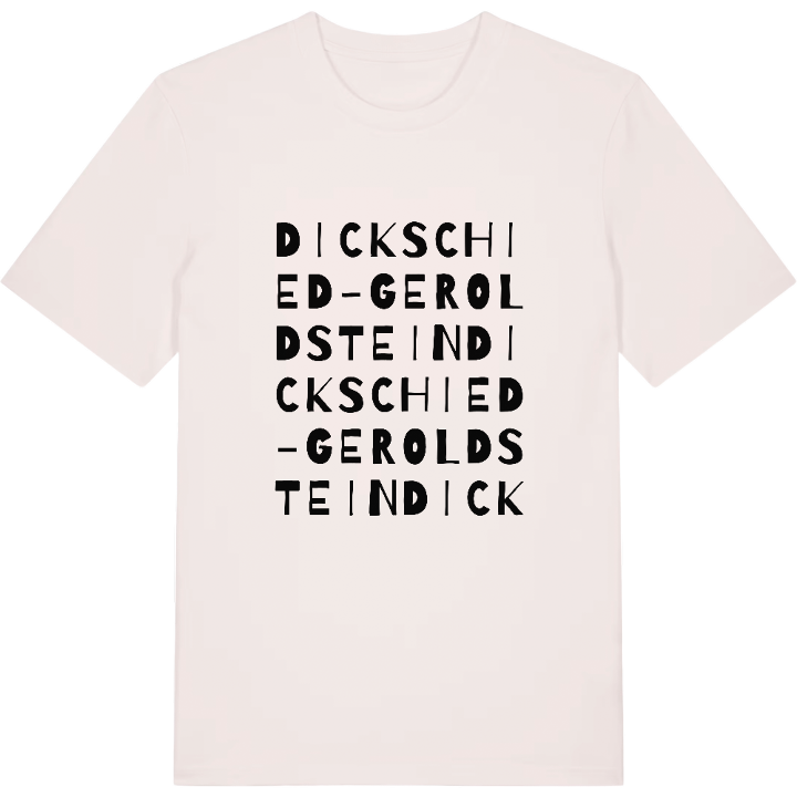 Dickschied-Geroldstein ordleg T-shirt – t-shirt fra PinShirt