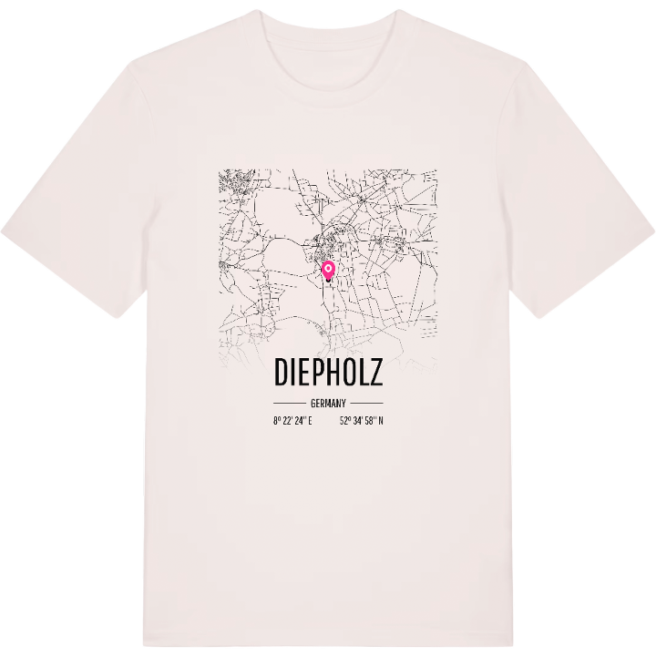 Diepholz kort T-shirt – t-shirt fra PinShirt