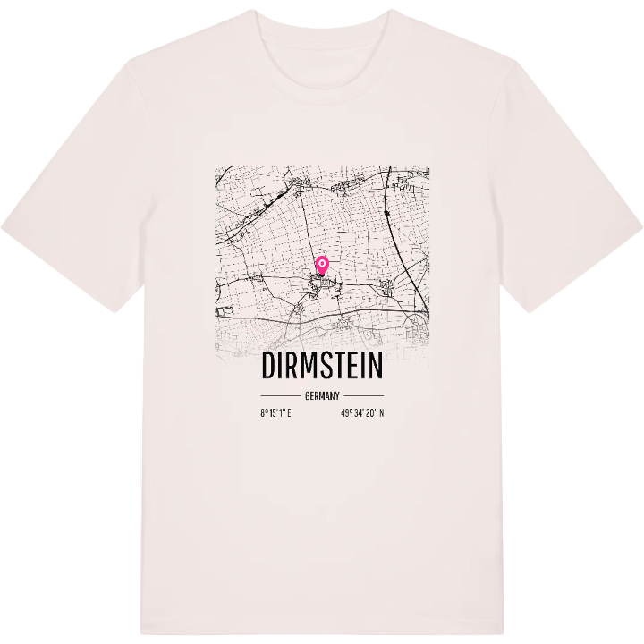 Dirmstein kort T-shirt – t-shirt fra PinShirt