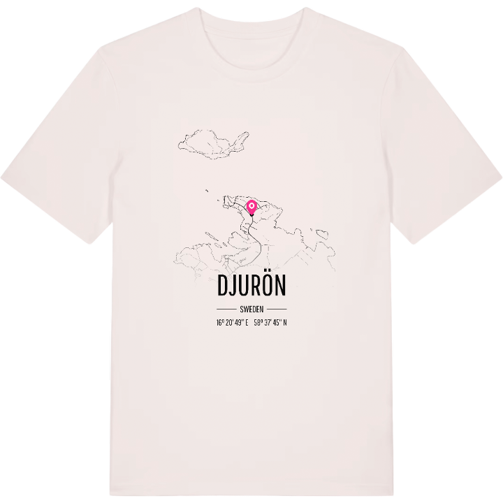 Djurön kort T-shirt – t-shirt fra PinShirt