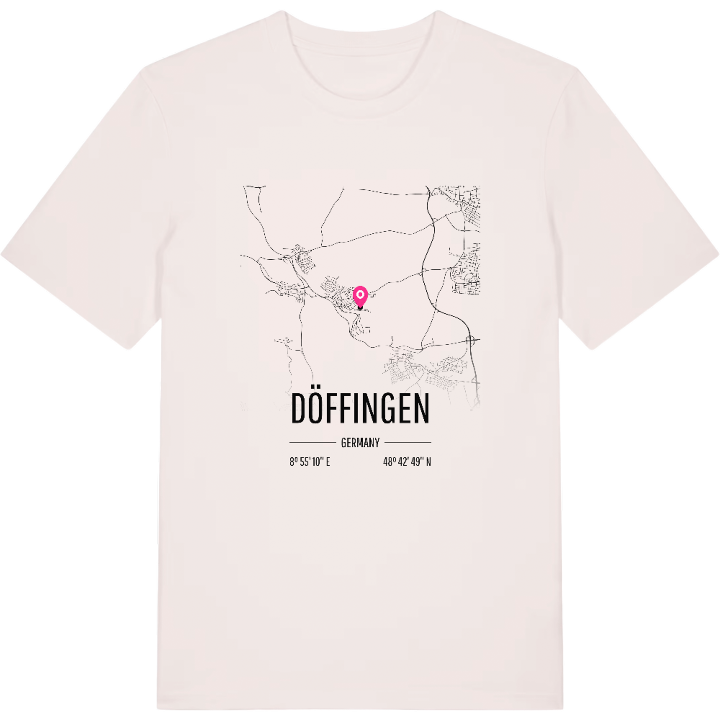 Döffingen kort T-shirt – t-shirt fra PinShirt