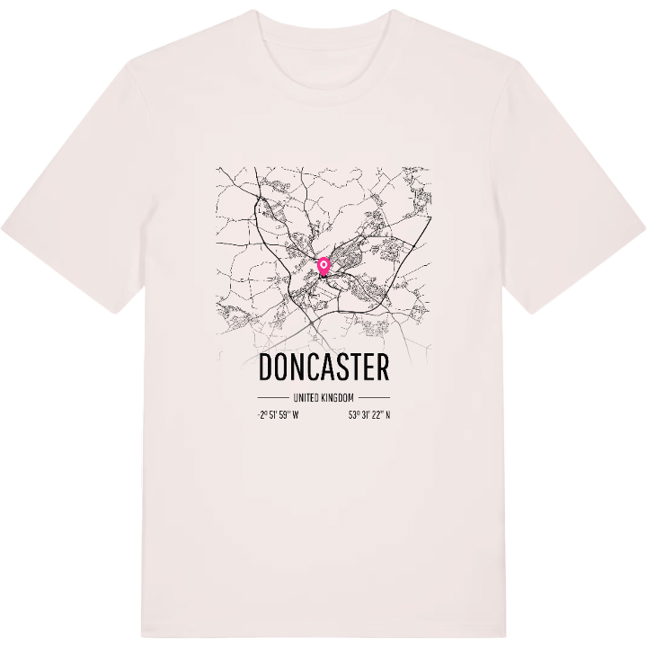 Doncaster kort T-shirt – t-shirt fra PinShirt