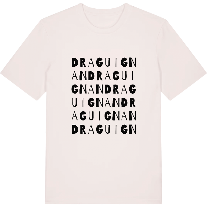 Draguignan ordleg T-shirt – t-shirt fra PinShirt