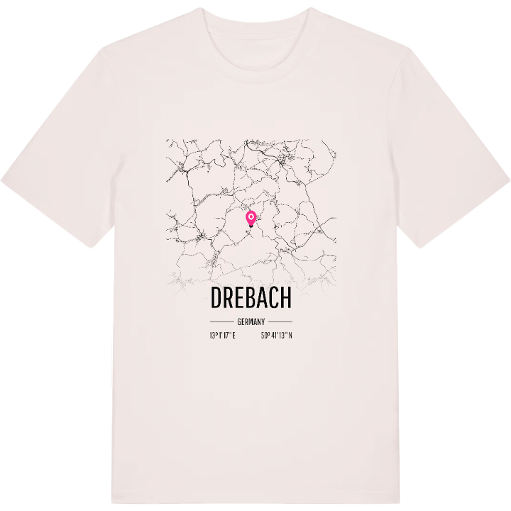 Drebach kort T-shirt – t-shirt fra PinShirt