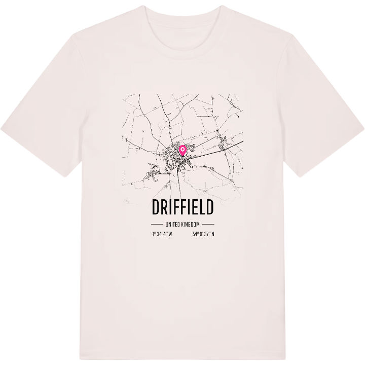 Driffield kort T-shirt – t-shirt fra PinShirt