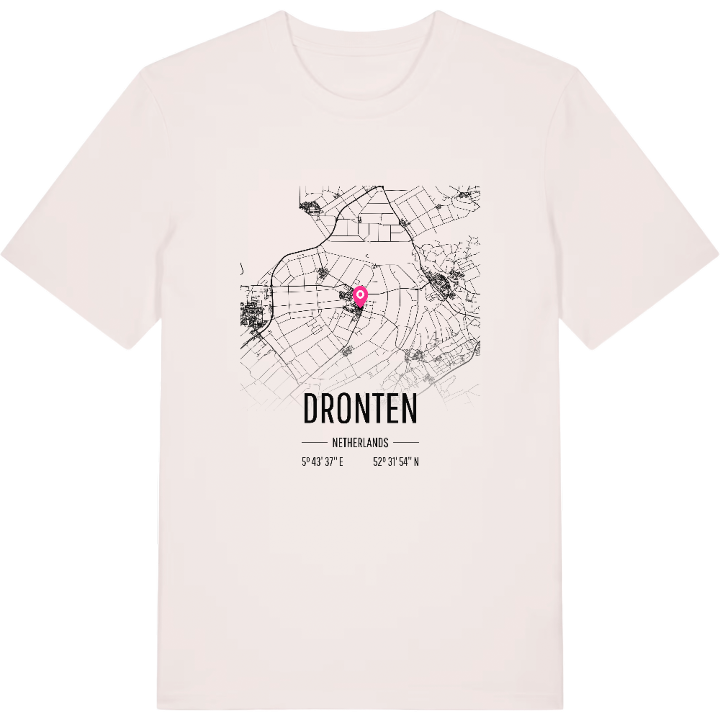 Dronten kort T-shirt – t-shirt fra PinShirt
