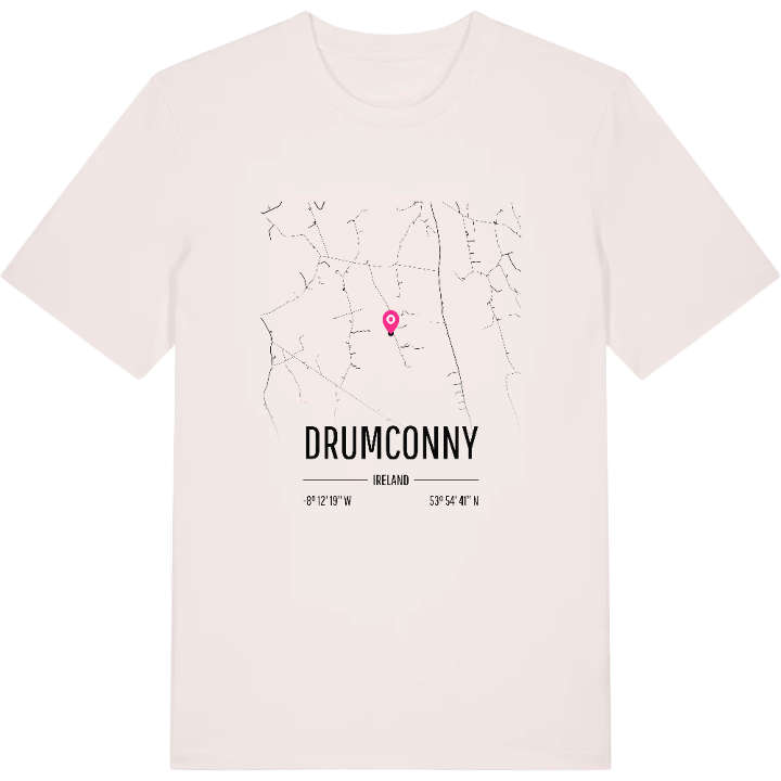Drumconny kort T-shirt – t-shirt fra PinShirt