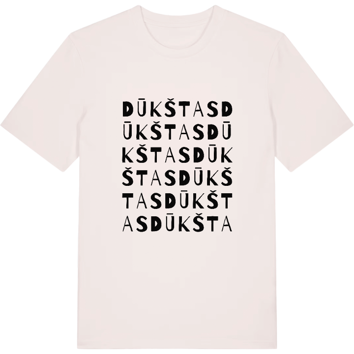 Dūkštas ordleg T-shirt – t-shirt fra PinShirt