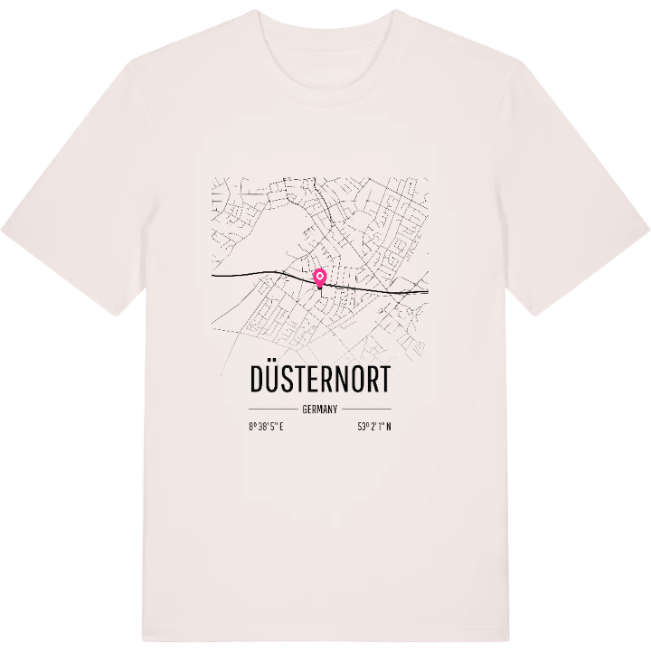 Düsternort kort T-shirt – t-shirt fra PinShirt